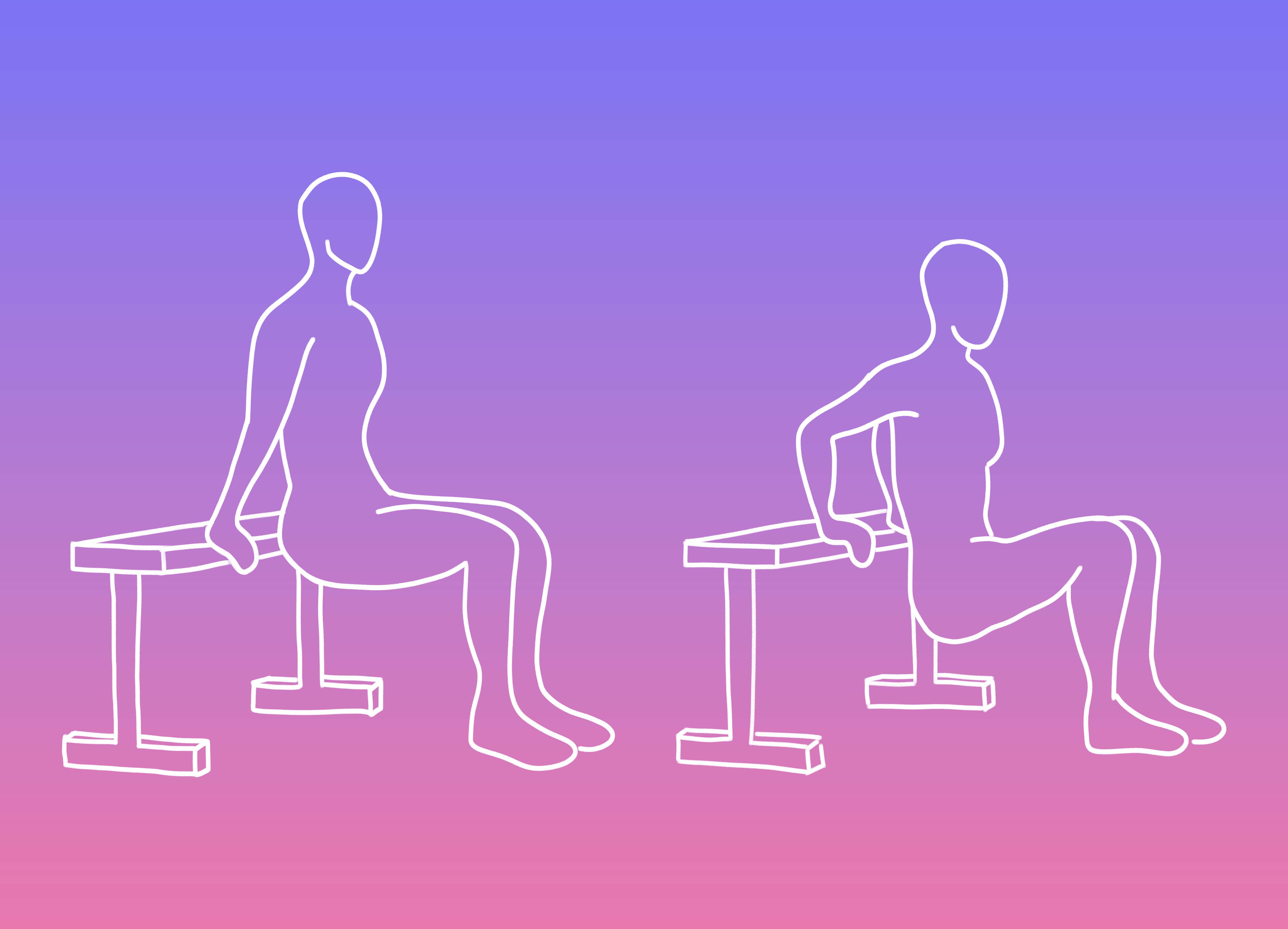 Ilustra&ccedil;&atilde;o de um humano fazendo mergulho no banco