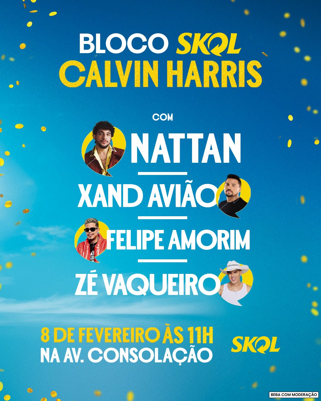 Propaganda de bloco da skol de carnaval