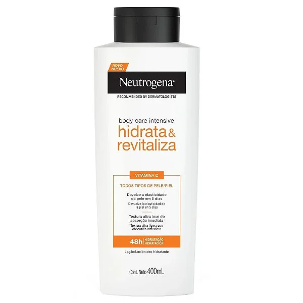 Hidratante corporal da Neutrogena com vitamina C e a&ccedil;&atilde;o prolongada