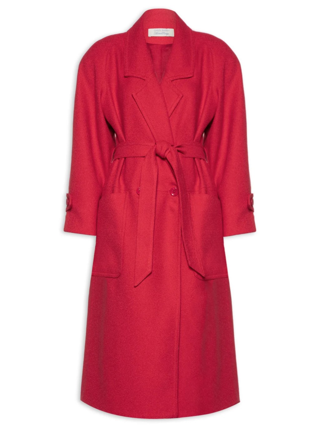 Trench coat vermelho