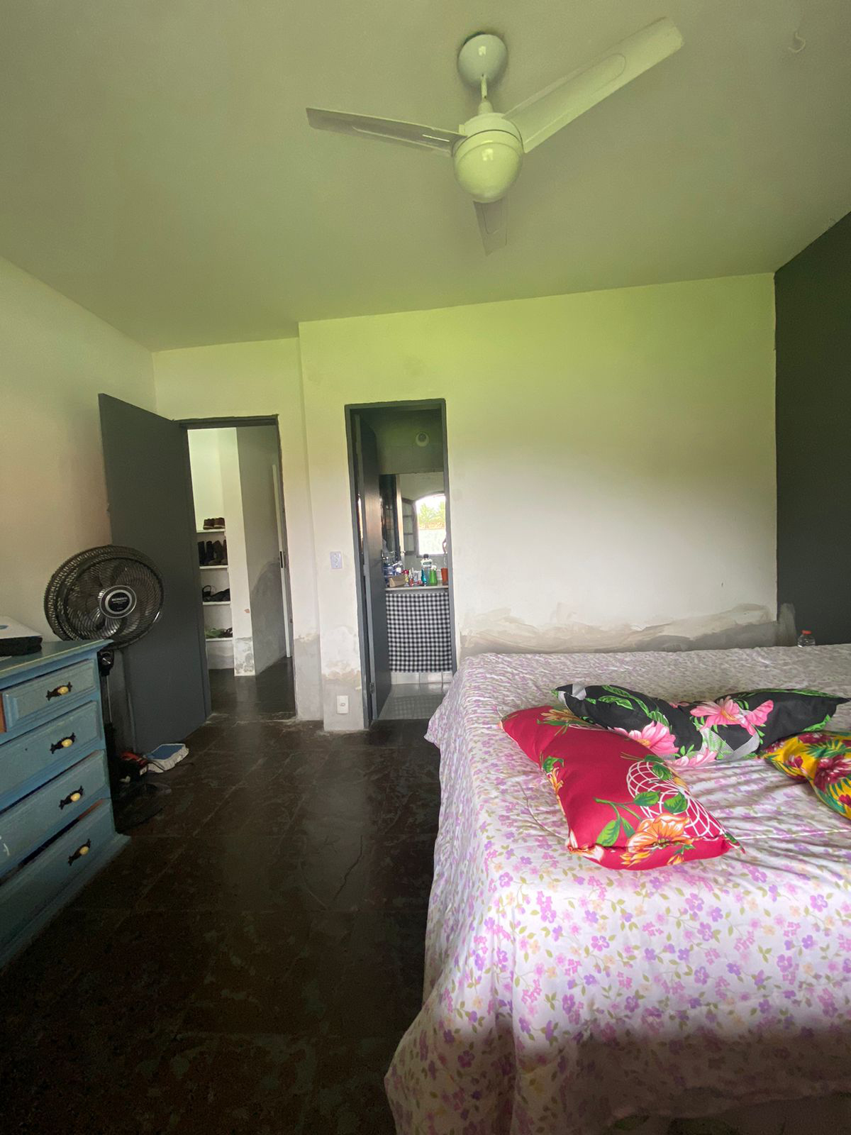 Su&iacute;te de casal em tons esverdeados