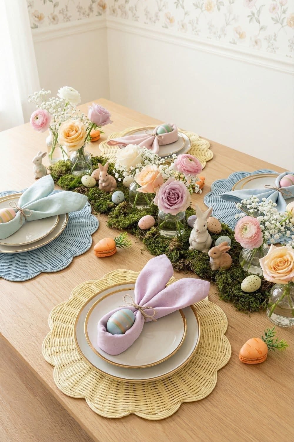 Ideias de arranjos de flores para a P&aacute;scoa