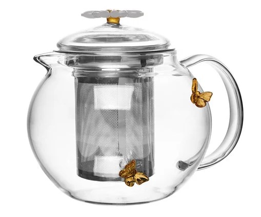 Chaleite transparente com difusor interno