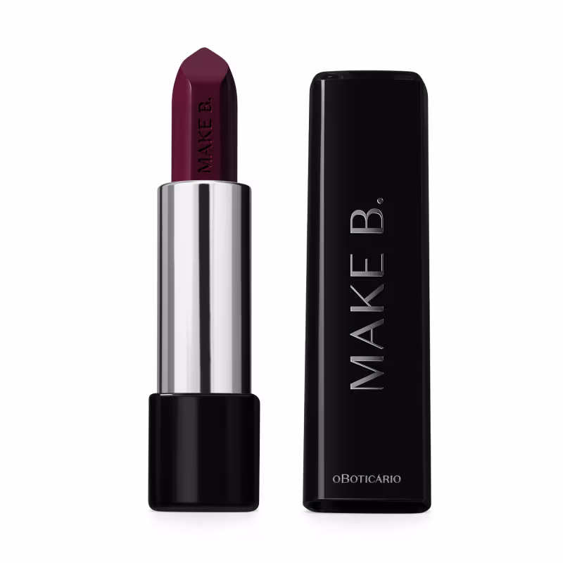 Batom Cremoso Vinho Fashion Berry Make