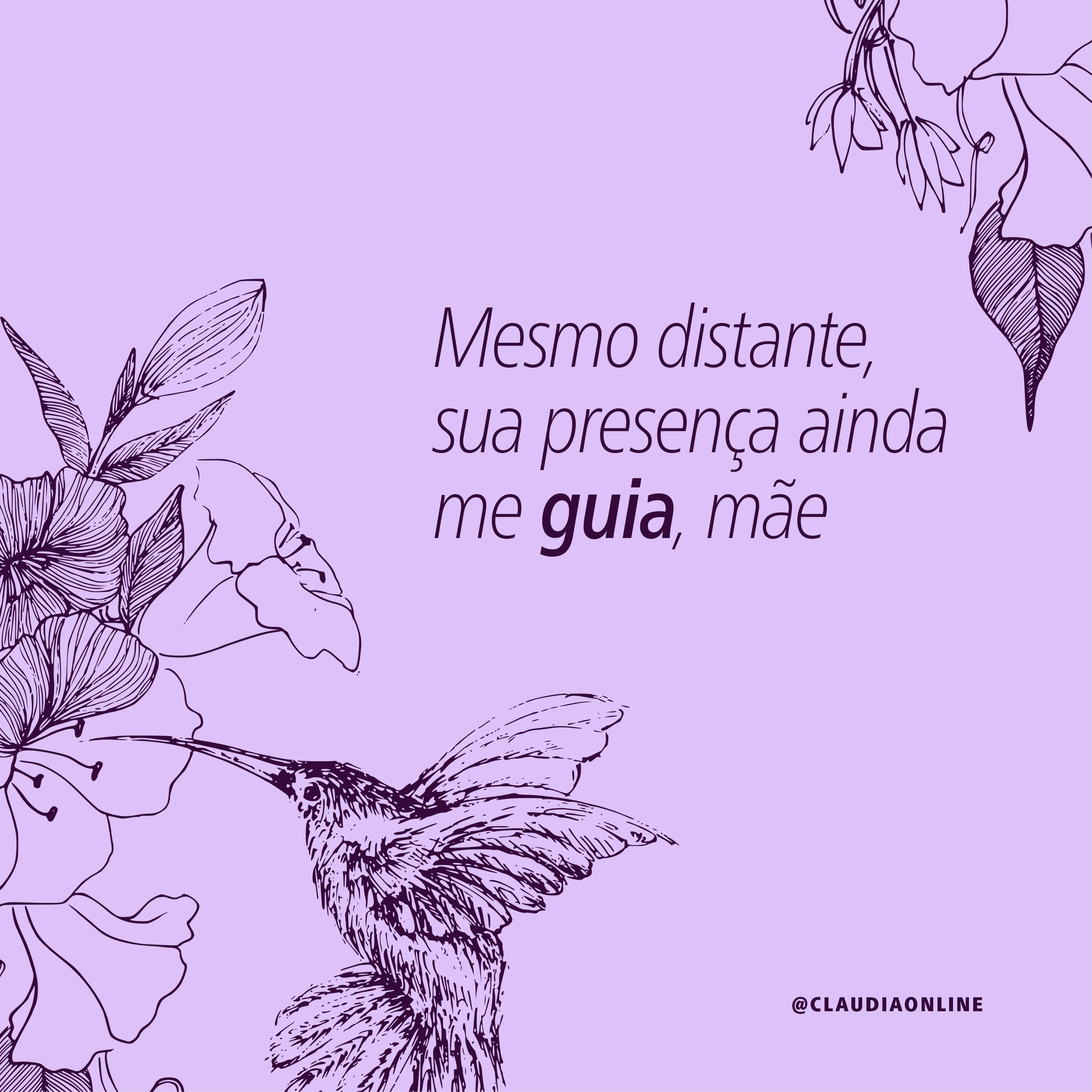 Reflexão de luto para o Dia das Mães.