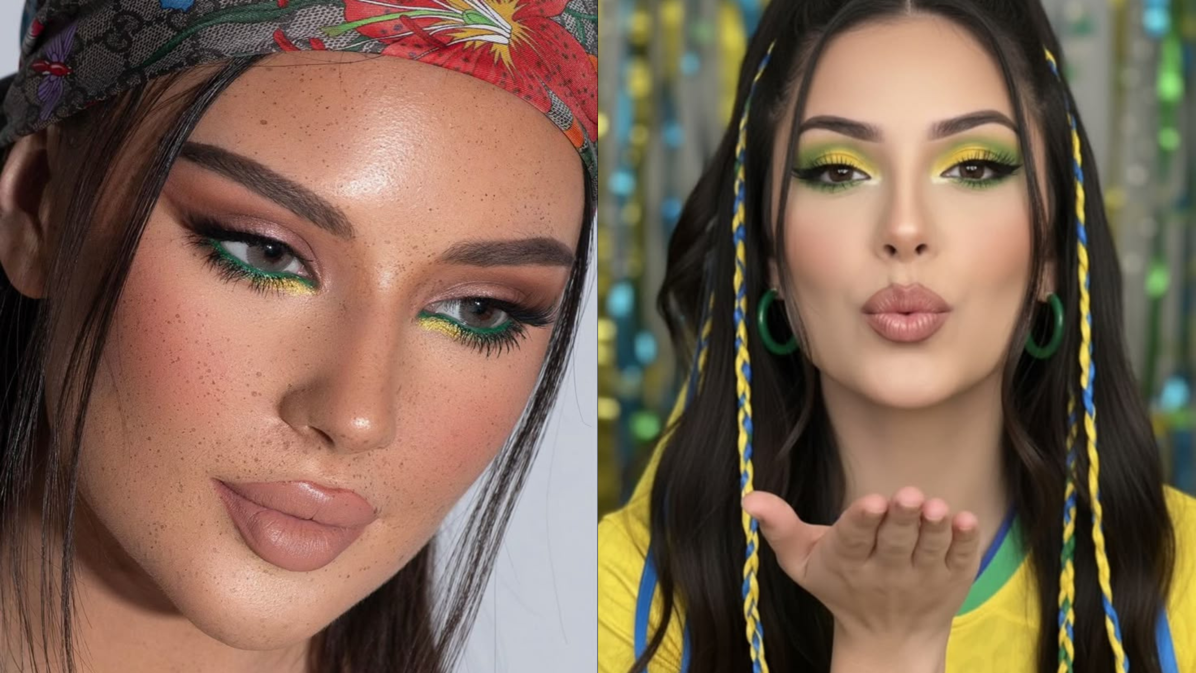 Para copiar já: 7 maquiagens verde e amarelo lindas para torcer pelo Brasil