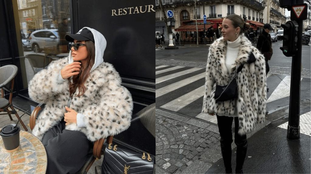 Snow leopard: 5 looks elegantes com a estampa tendência do inverno 2026