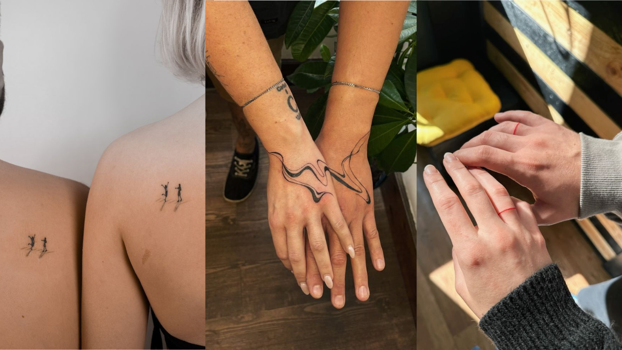 10 tatuagens de casal minimalistas e elegantes para fugir do clichê