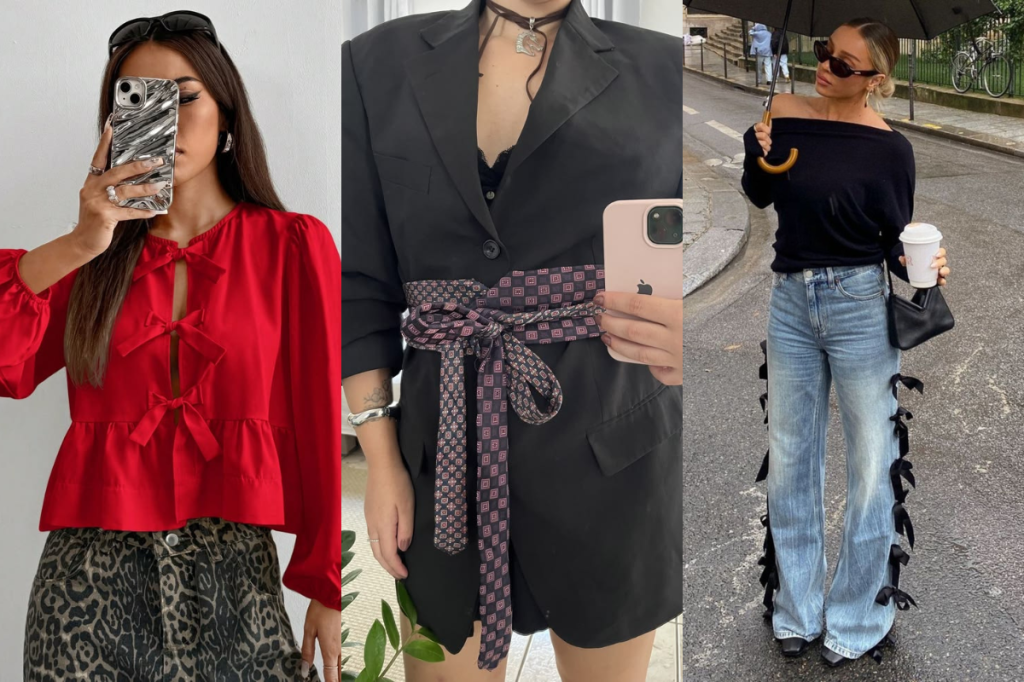 Laços estão em alta: 7 formas estilosas de usar a tendência nos looks