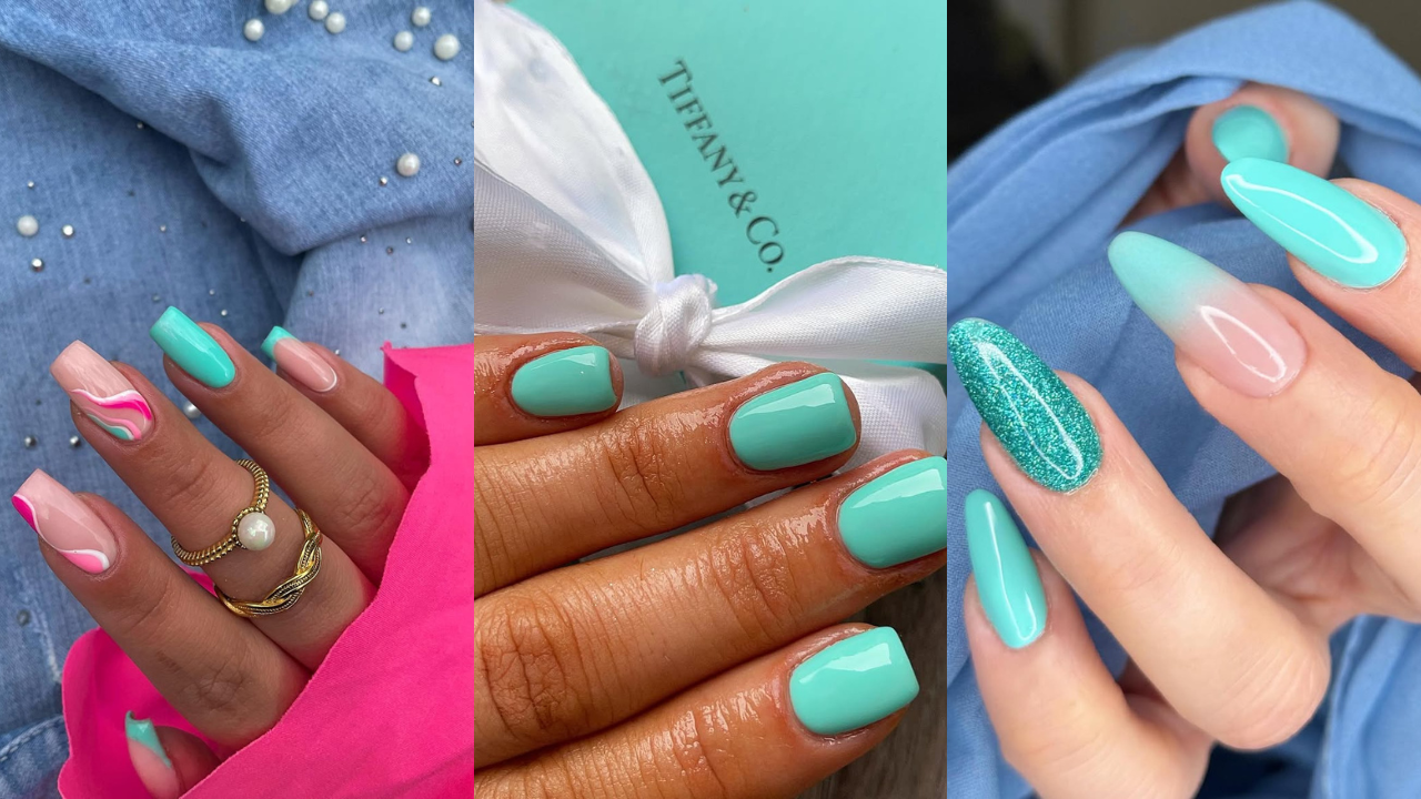 Unhas azul Tiffany: 8 inspirações para ter “mãos de rica”