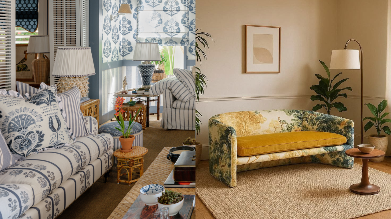 Sofá floral está de volta: 6 modelos para trazer a primavera para a sala